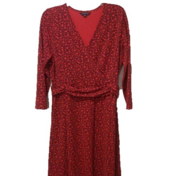 Lands' End Dresses & Skirts - Lands' End Faux Wrap Dress -